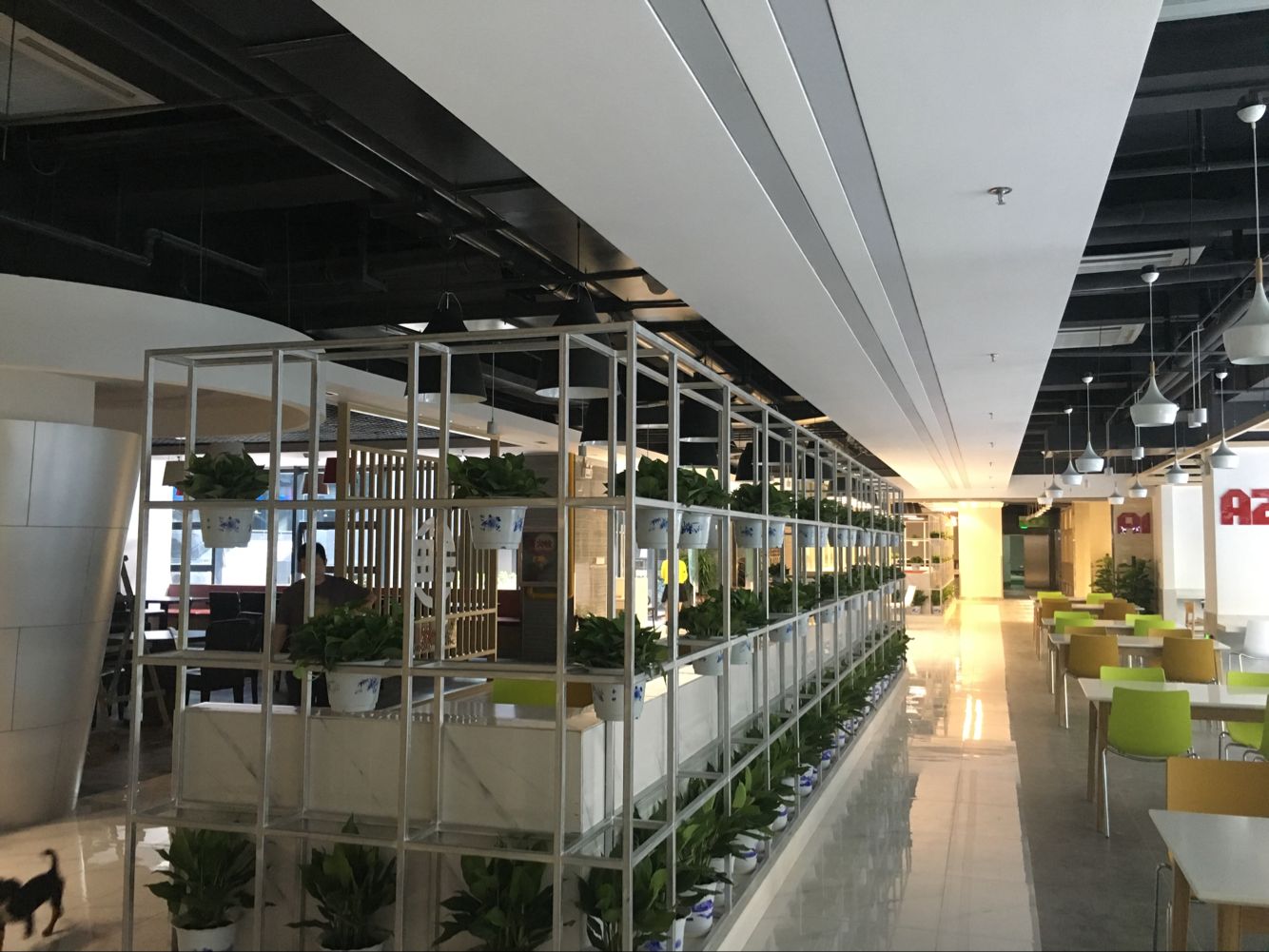 餐吧卡座效果图