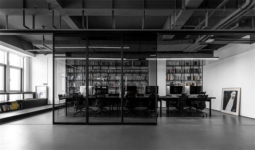 昆山科技公司小型办公室装修设计