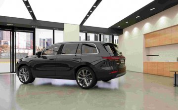 理想新能源电动汽车展厅装修效果图