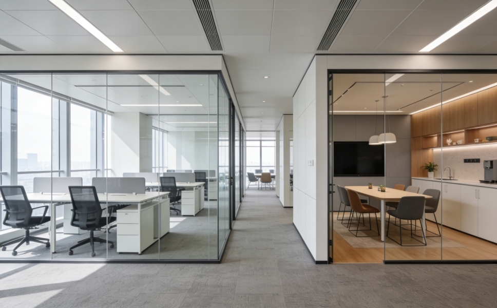 上海写字楼装修-模块化办公区弹性扩容设计案例