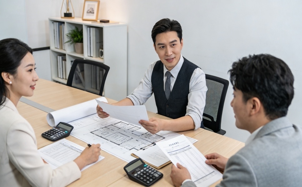 上海办公室装修公司为客户进行透明化预算报价审核