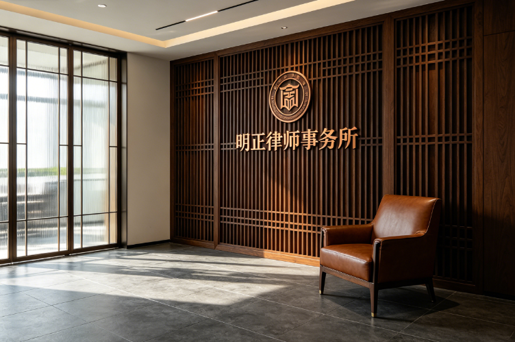 上海律师事务所装修 新中式接待区实景